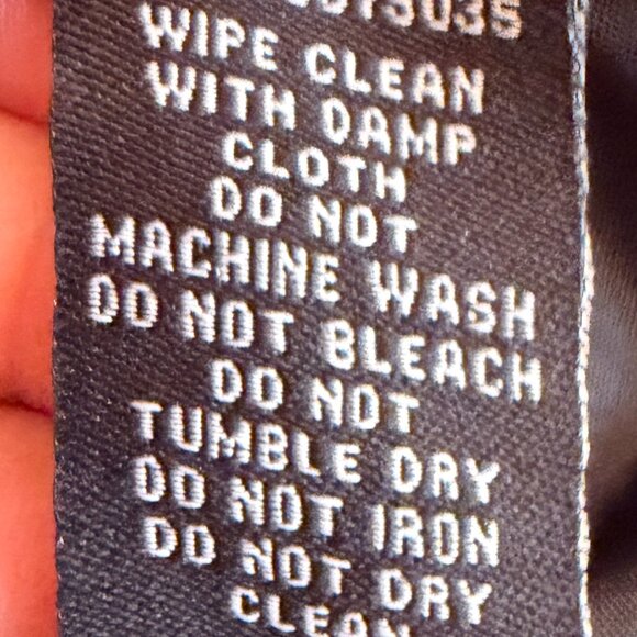 J2 Black Faux Leather Moto Jacket Size Large - Picture 7 of 10